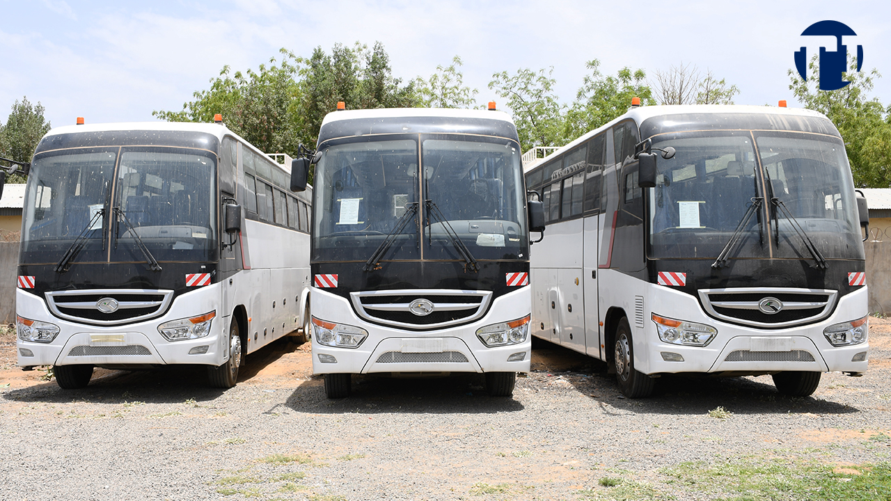 Tchad : quatre nouveaux bus des étudiants réceptionnés  