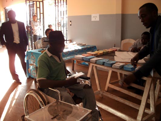 Les pays africains doivent garantir l'accès aux urnes des handicapés