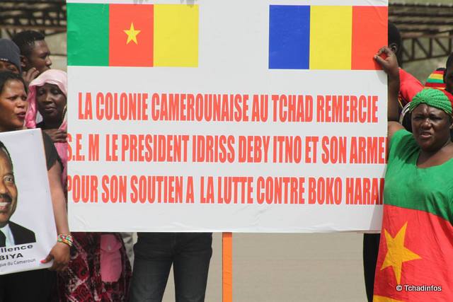 Marche de soutien à l'ANT par la communauté camerounaise vivant au Tchad