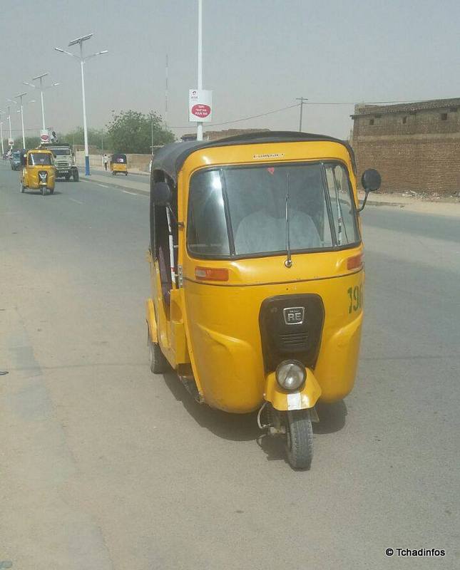 Tchad : la mairie de N’Djaména interdit l’utilisation des ” motos tricycles” comme moyen de transport en commun