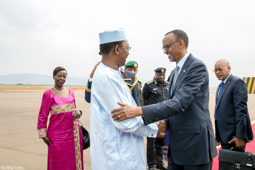 Au Rwanda Deby et Kagame ont parlé du prochain sommet de l’UA
