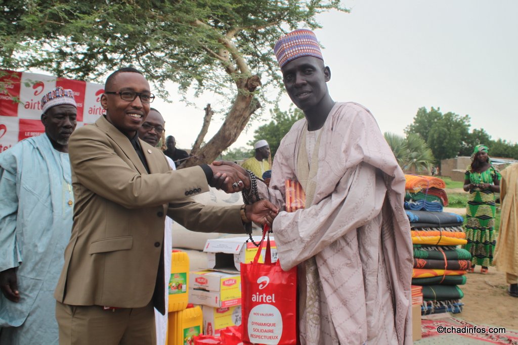 Airtel Tchad vient en aide à l’école coranique Khalwa Ibrahim Inyass de Koundoul