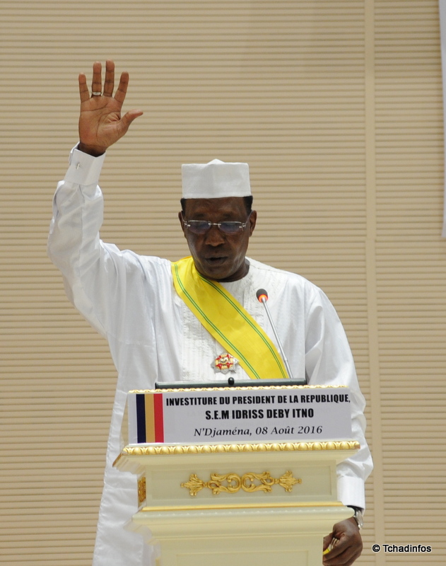 Tchad : le président Idriss Deby Itno investi pour un 5ème mandat