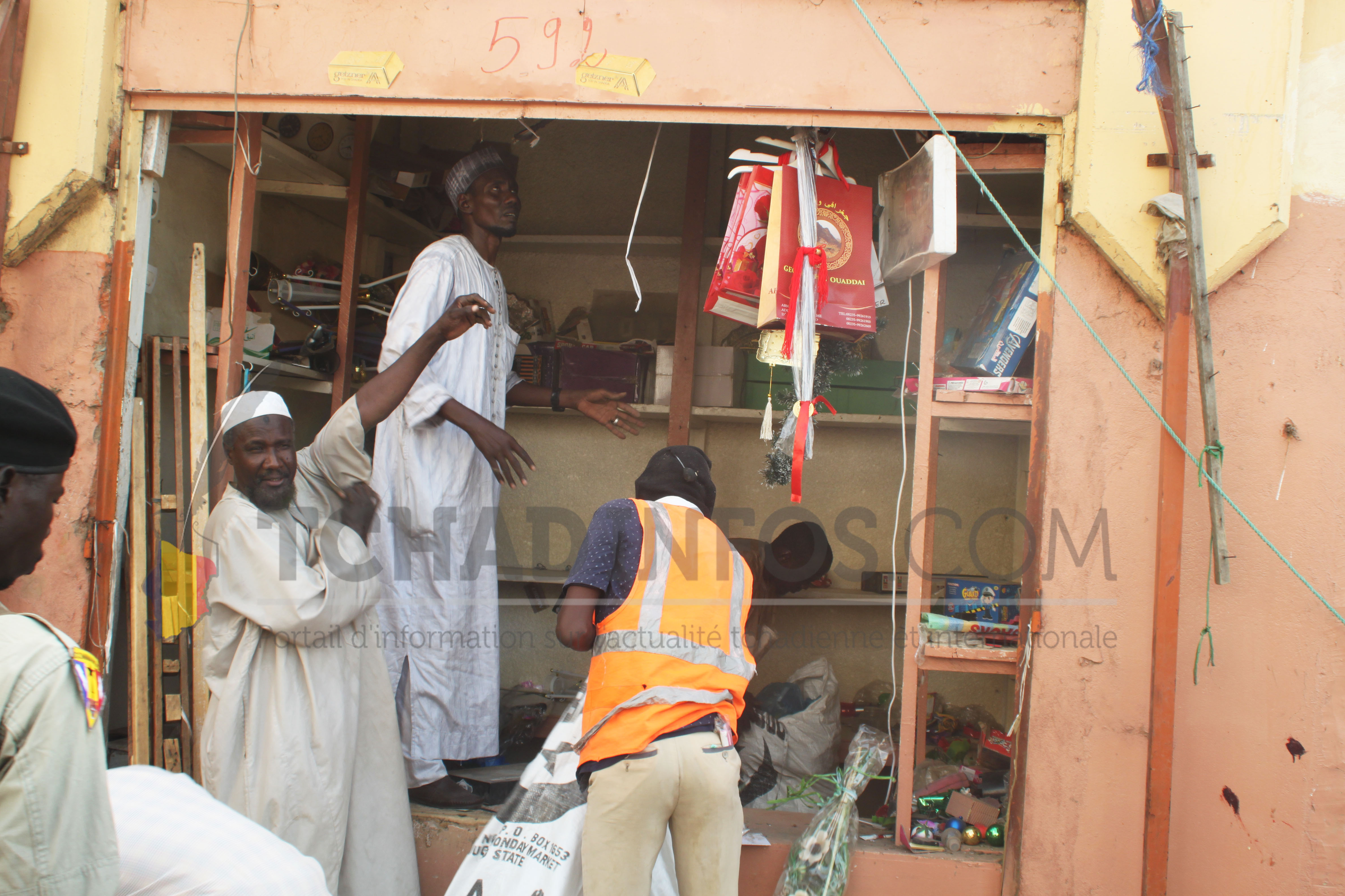N’Djamena : déguerpissement des constructions anarchique au marché central