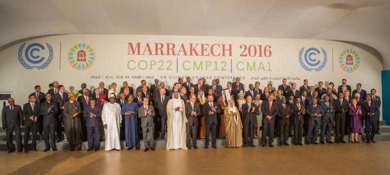 Le Roi du Maroc ouvre les travaux du sommet de haut niveau de la COP22