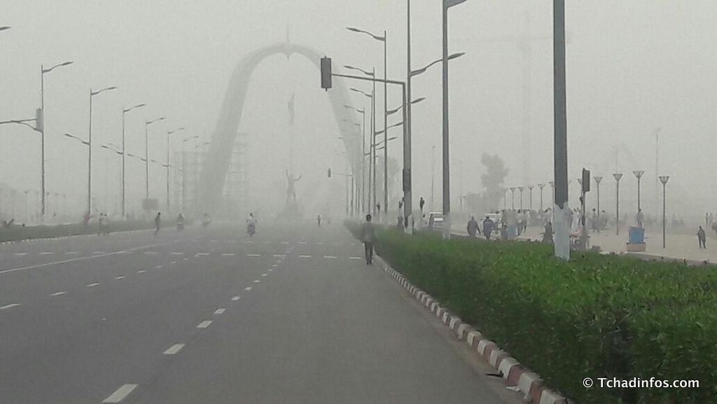 Tchad : N’Djamena enveloppée par un brouillard qui peut être nuisible à la santé