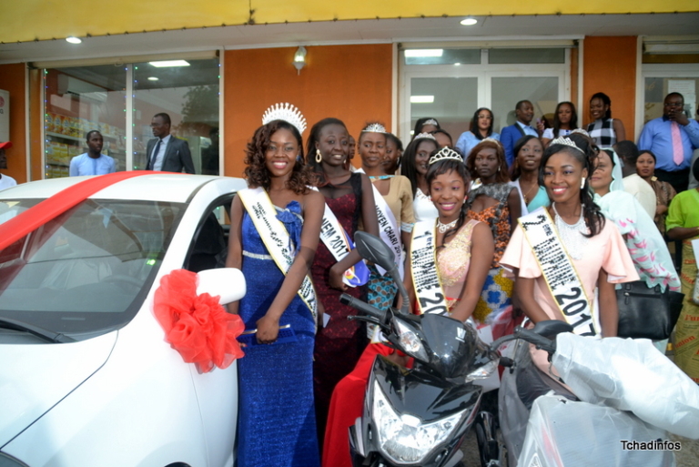 Miss Tchad 2017 : La Miss et ses dauphines reçoivent officiellement leurs prix