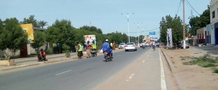 Société: Opération de salubrité des rues de N’Djamena