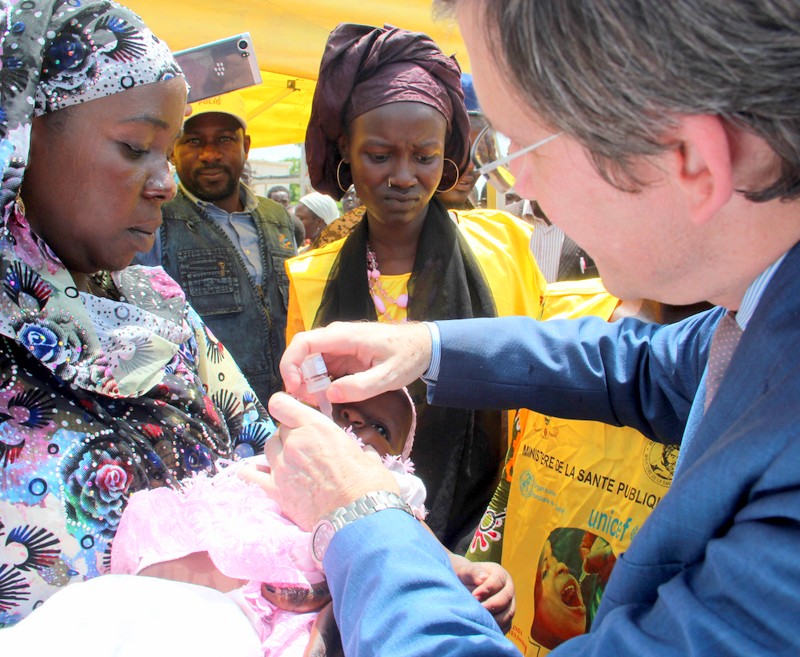 Poliomyélite : Une vaccination intensifiée pour le bien-être de plus de 4 millions d’enfants du Tchad