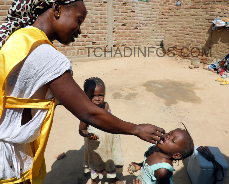 Tchad: Plus de 2 millions d’enfants ont été vaccinés contre la Polio en novembre 2017