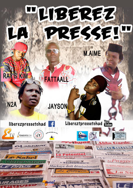 Tchad : Des artistes se mobilisent pour la libération du journaliste Juda Allahondoum