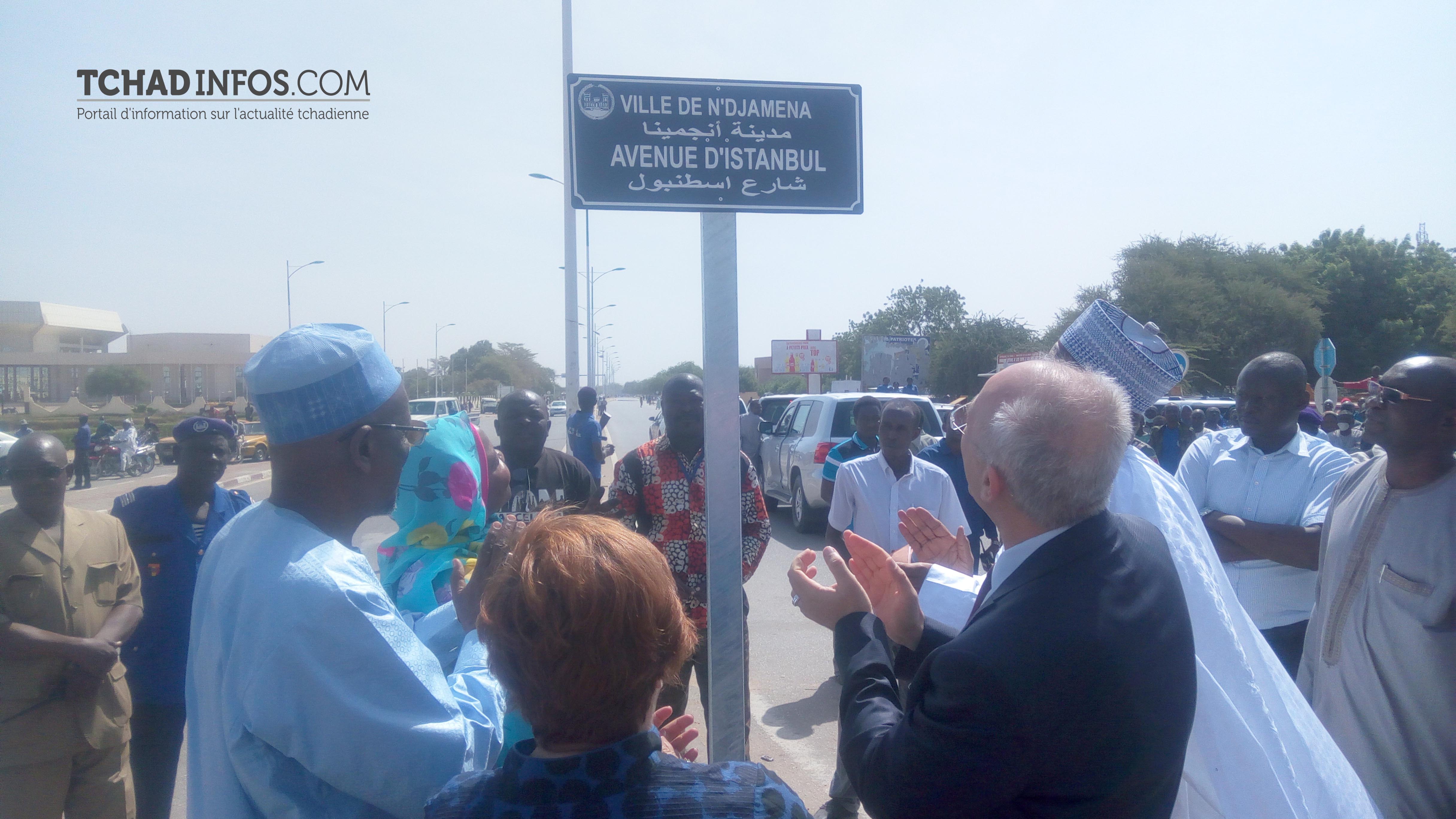 N’Djamena: l’axe Palais du 15 au viaduc de Chagoua baptisé Avenue d’Istanbul