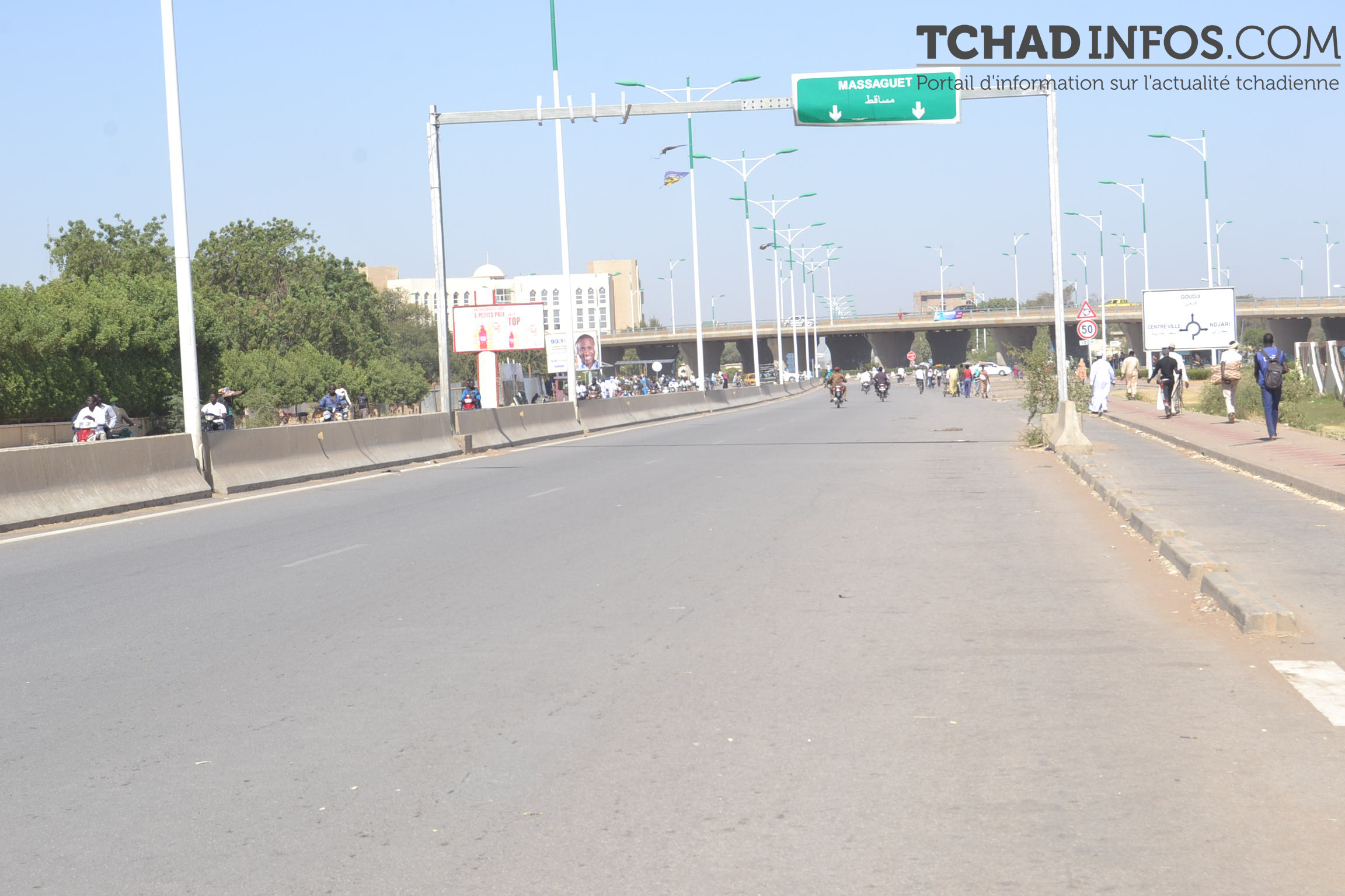 Tchad : l’absence des transporteurs dans les réseaux routiers fluidifie la circulation à N’Djaména