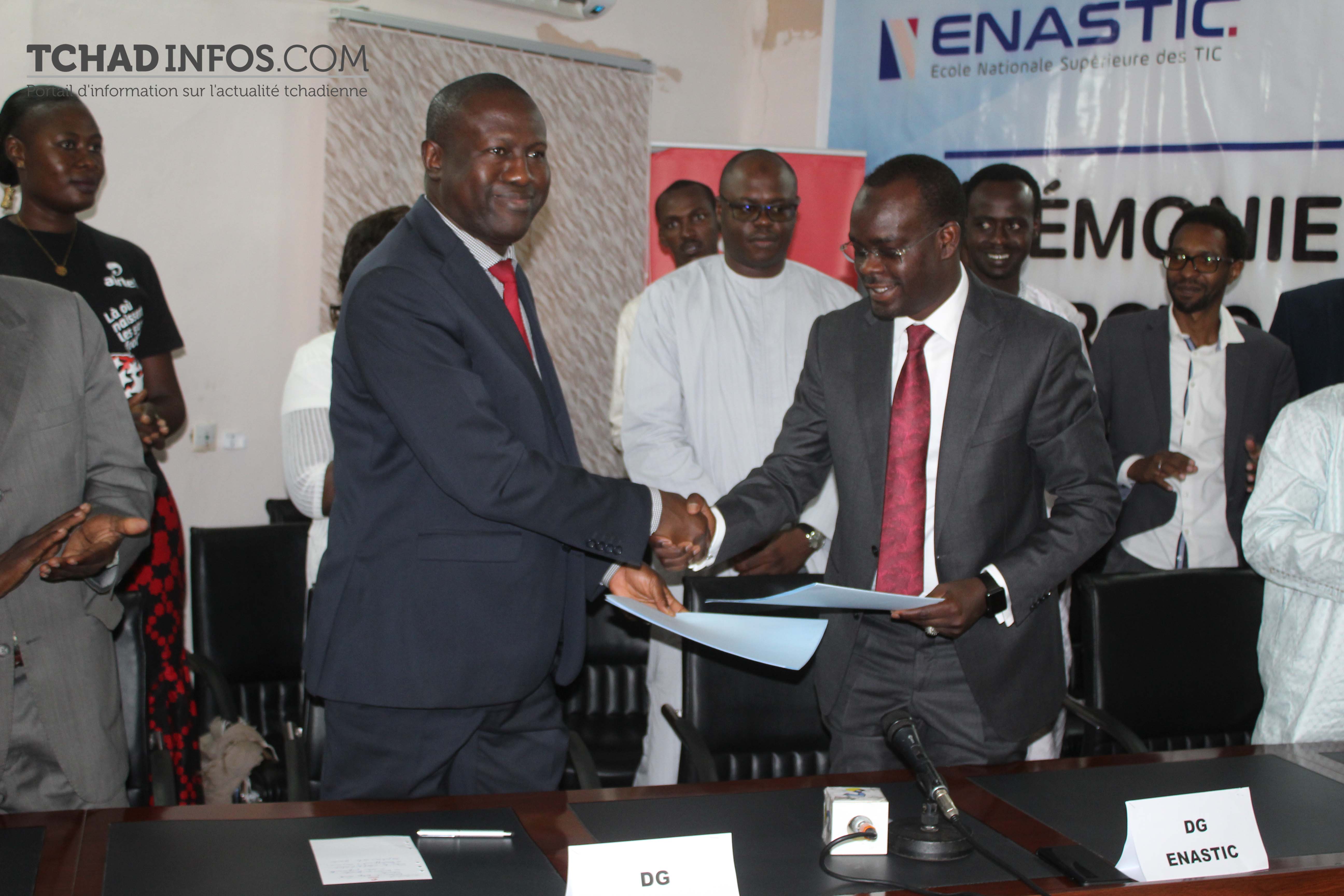Tchad : ENASTIC et Airtel signent un accord de partenariat