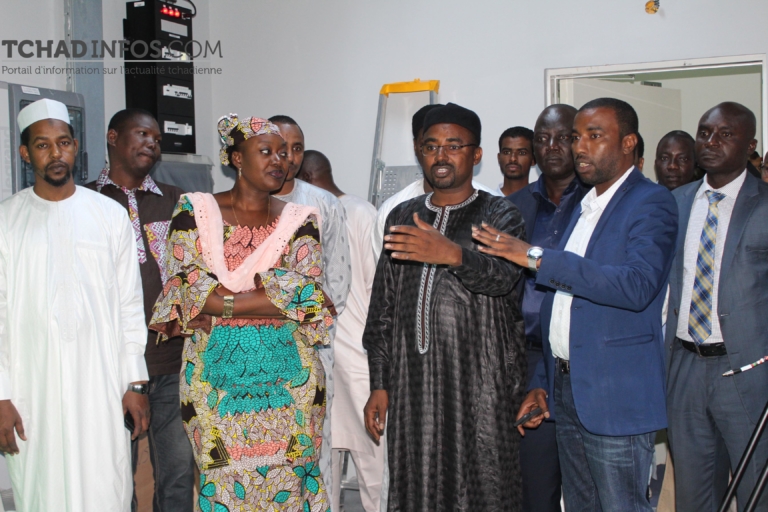 Tchad : la ministre Alixe Naîmbaye visite le nouveau siège de la RTVT