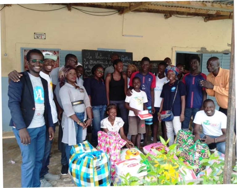 Société : YALI Chad vient en aide aux orphelins de la Fondation Dieu Bénit