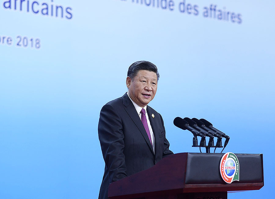 Chine – Afrique : Xi Jinping appelle à la construction d’une communauté de destin plus étroite