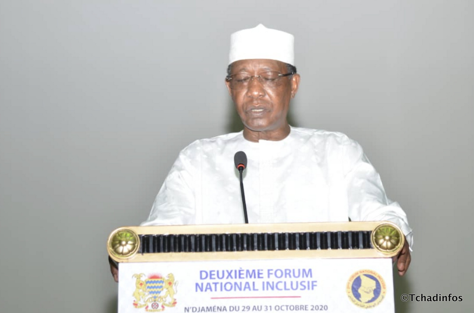 Forum National Inclusif : Idriss Deby Itno salue la création de la vice-présidence et du sénat