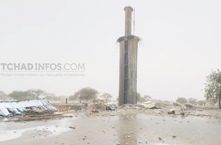 Province : le nouveau château d’eau de la ville de Massakory s’est écroulé