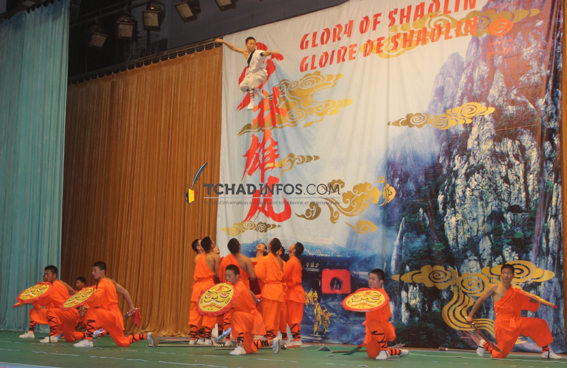 Culture : spectacle de Kungfu de Shaolin à N’Djamena