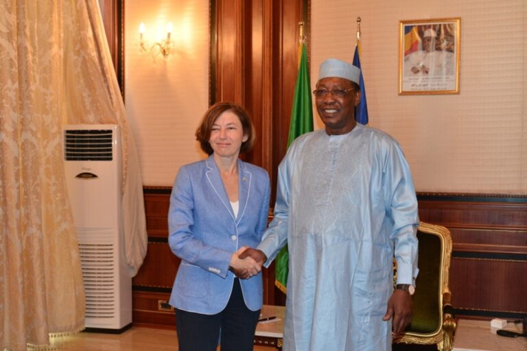 Tchad/France: la visite éclaire de Florence Parly à N’Djamena