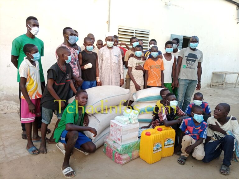 Tchad : un opérateur économique offre des vivres au centre « Dakouna Espoir »
