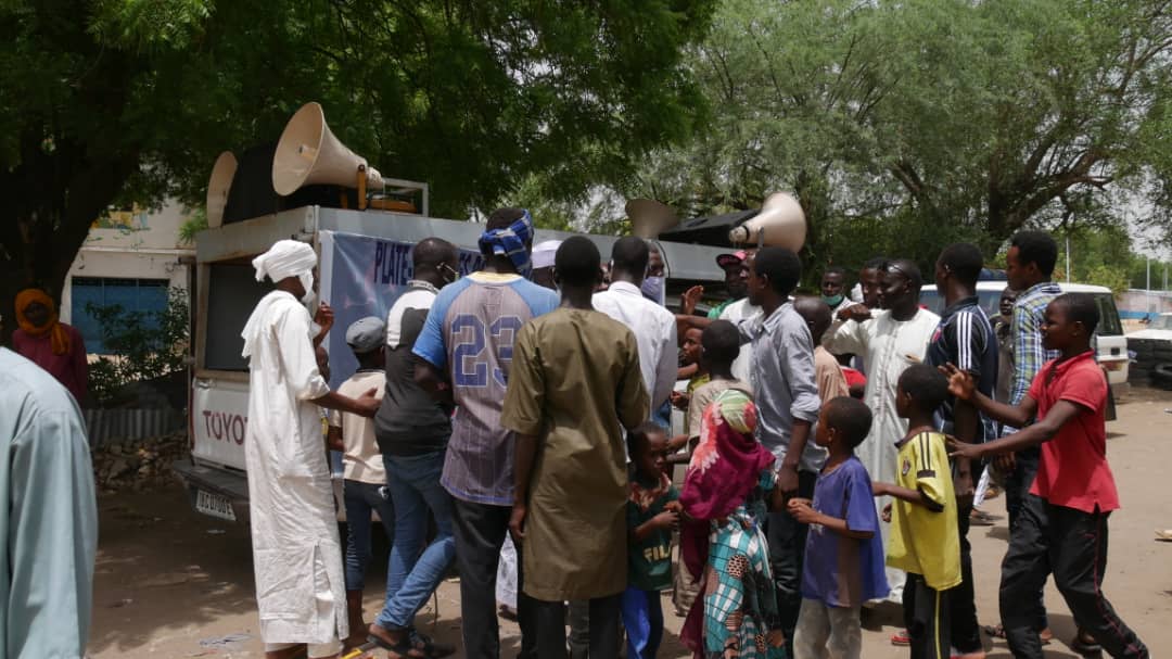 Coronavirus : la plateforme des partis politiques en sensibilisation à N’Djamena