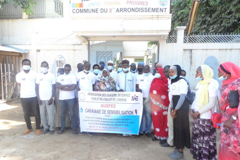 Tchad : L’AUSPEE sensibilise sur les dangers des branchements électriques anarchiques dans les 10 arrondissements de la capitale