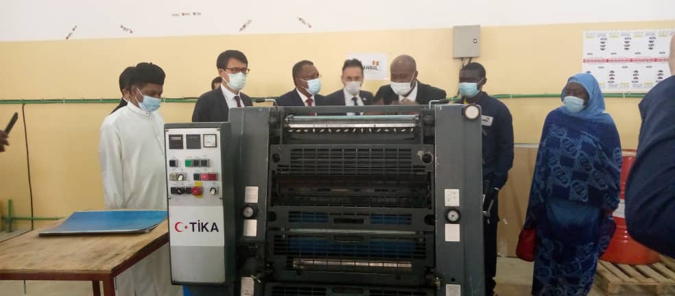 Tchad : l’agence Tika offre une imprimerie au ministère de  l’Education nationale