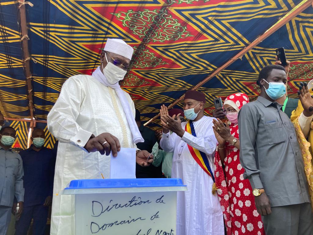 Présidentielle 2021 : Idriss Deby Itno a voté