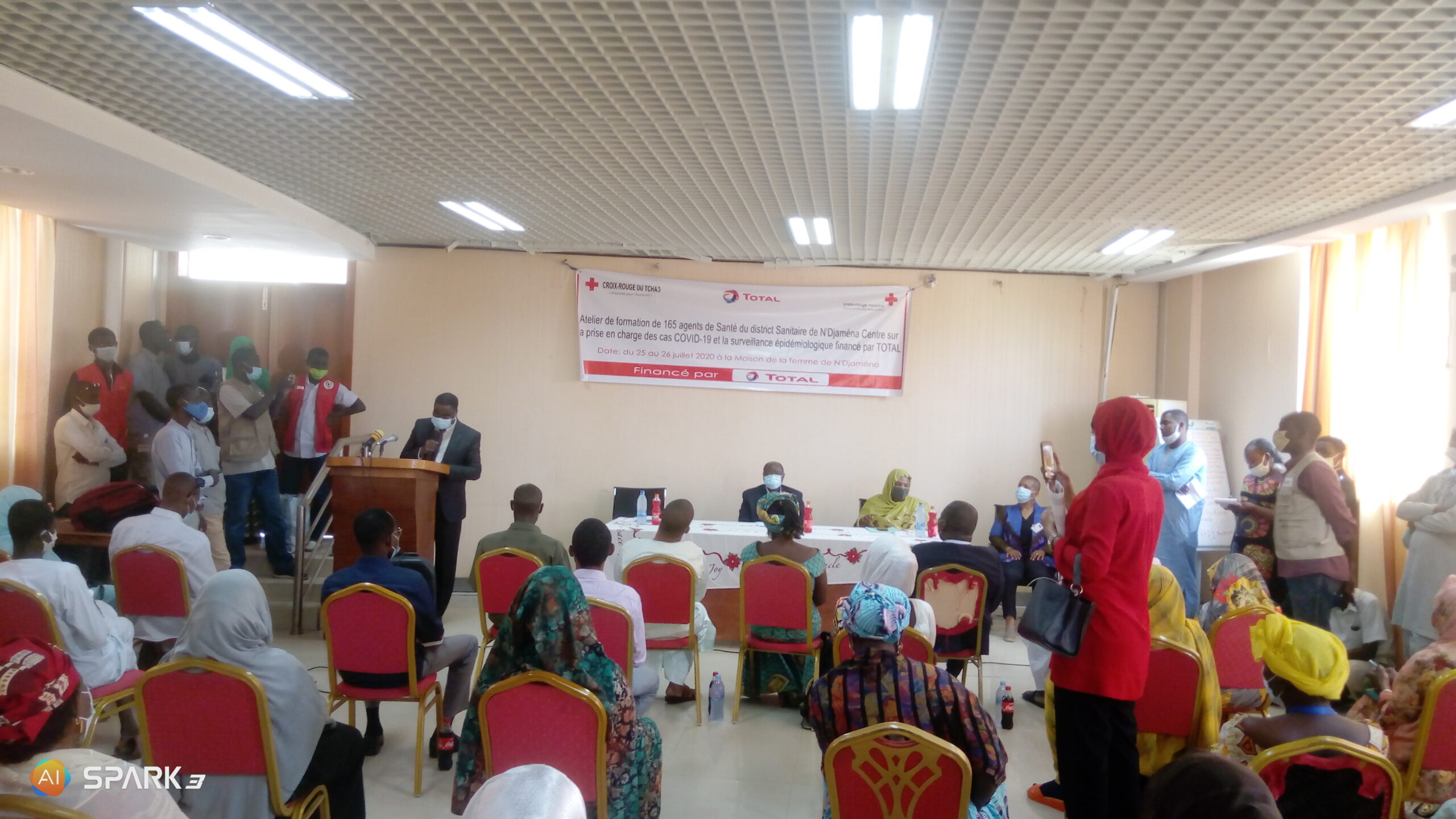 Coronavirus : la Croix-Rouge du Tchad  forme 165 agents de santé