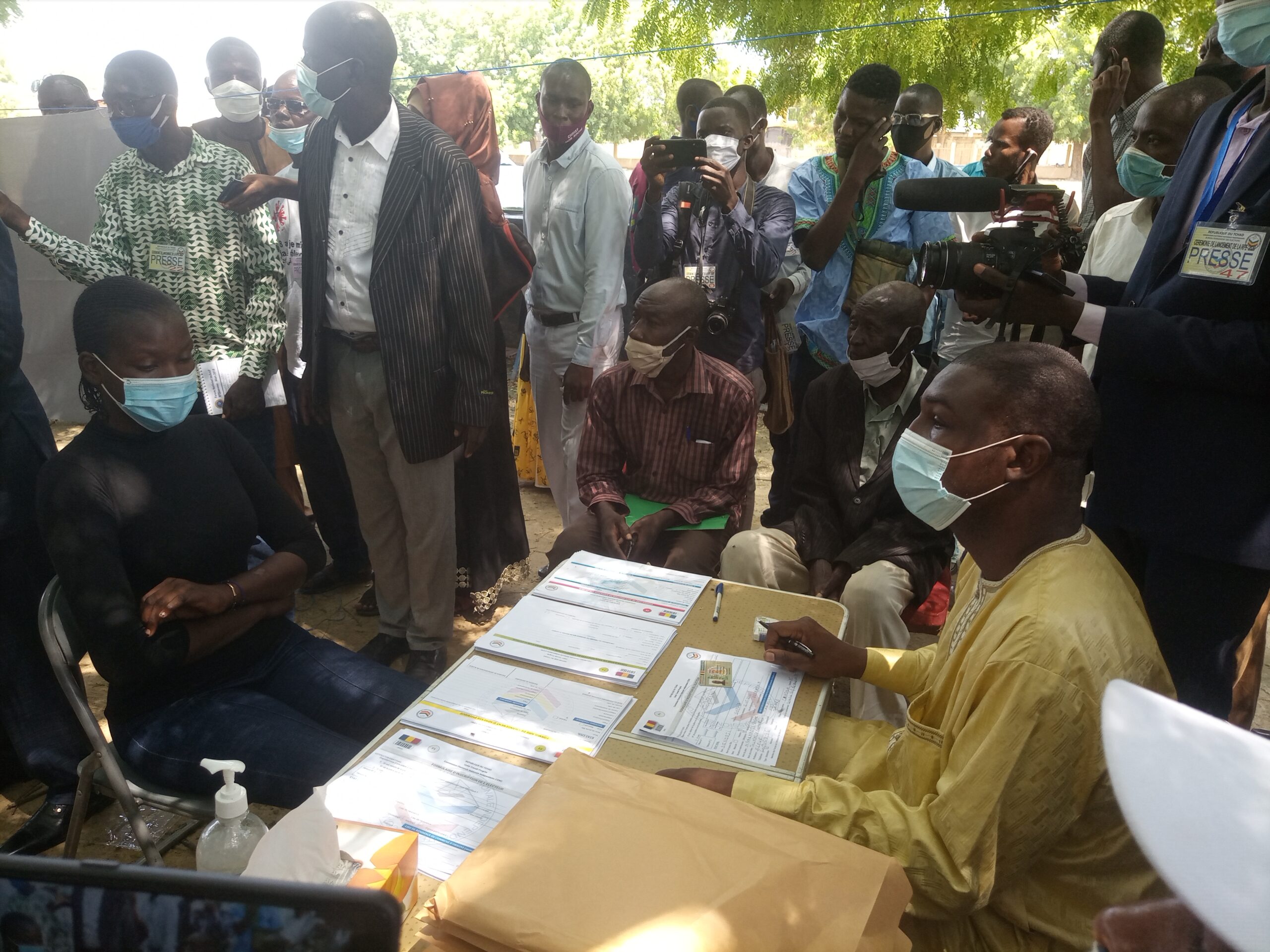 Tchad : Voici comment se déroule l’enrôlement pour la révision du fichier électoral