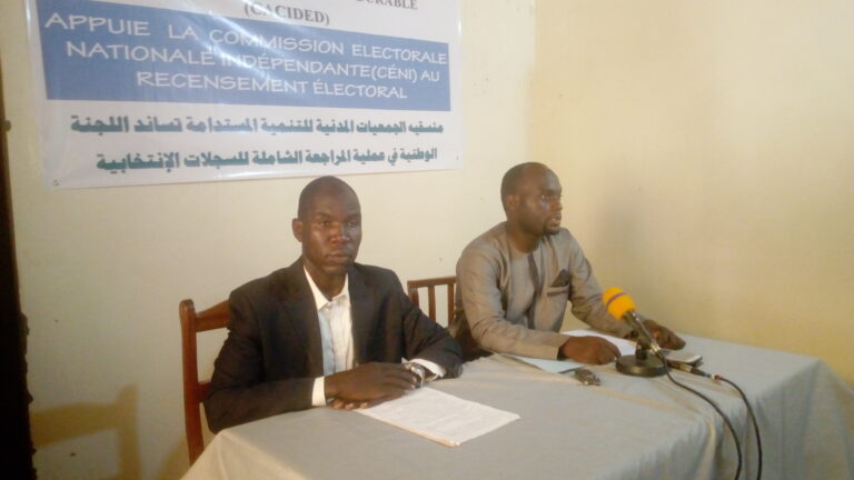 Tchad : La CACIDED vient en appui à la Céni pour la révision du fichier électoral
