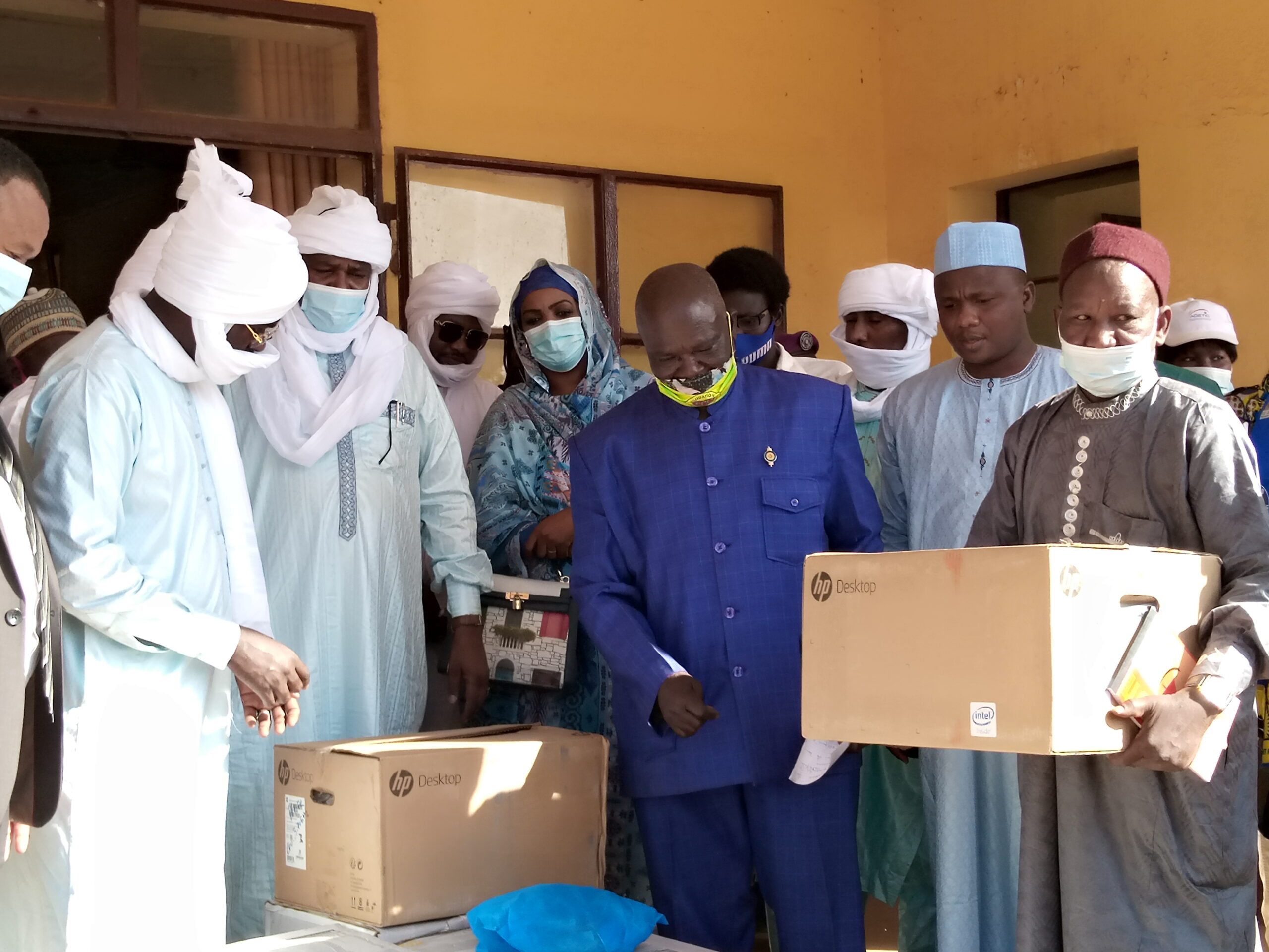 Tchad : l’Adetic fait un don en matériels bureautiques et informatiques à la mairie de Pala