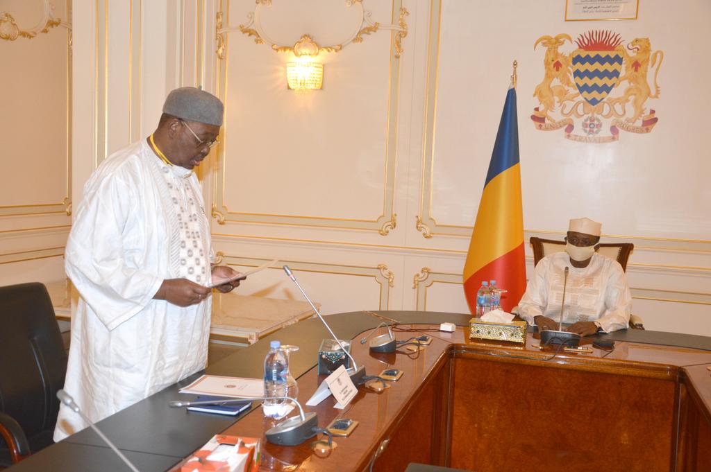 Tchad : Haroun Kabadi et les présidents des groupes parlementaires   reçus par Déby