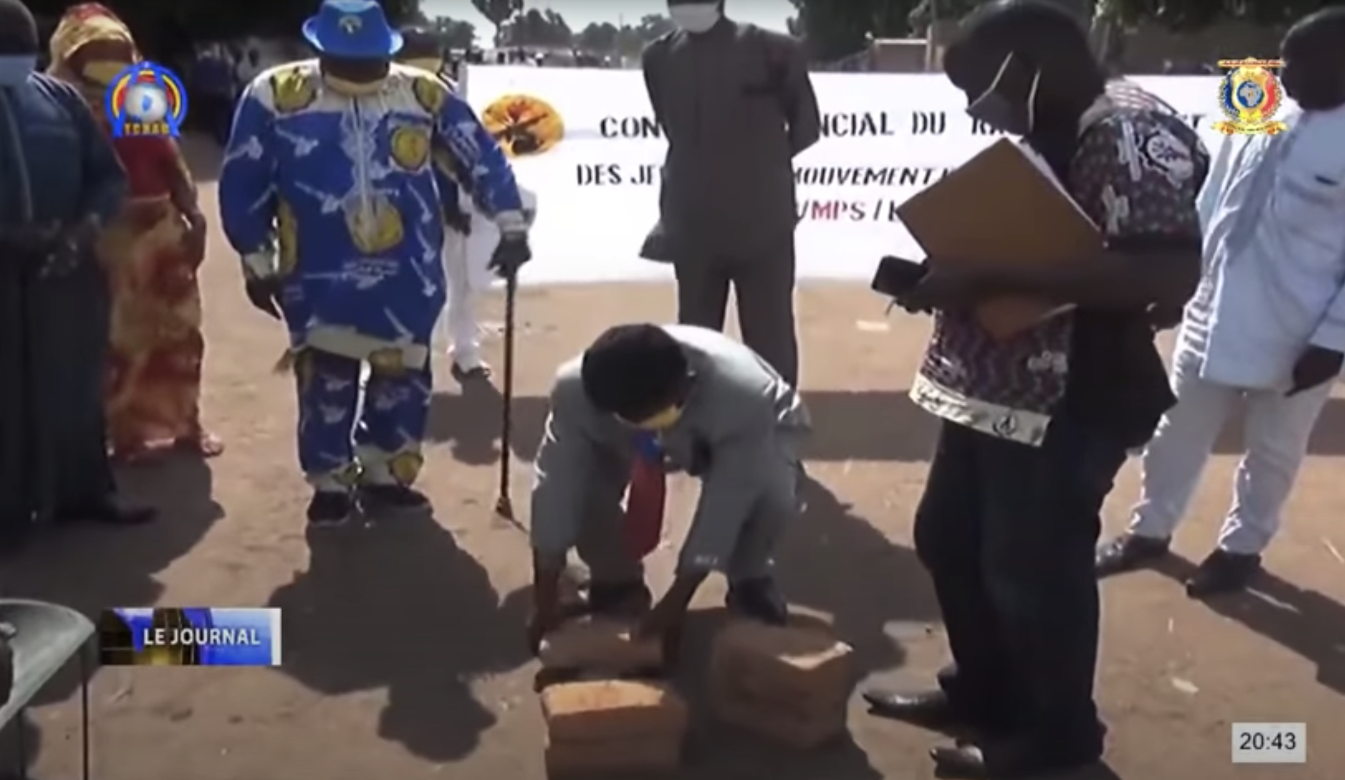Province : les militants du Mps de Doba baptisent un rond-point “Colère de Bohoma”
