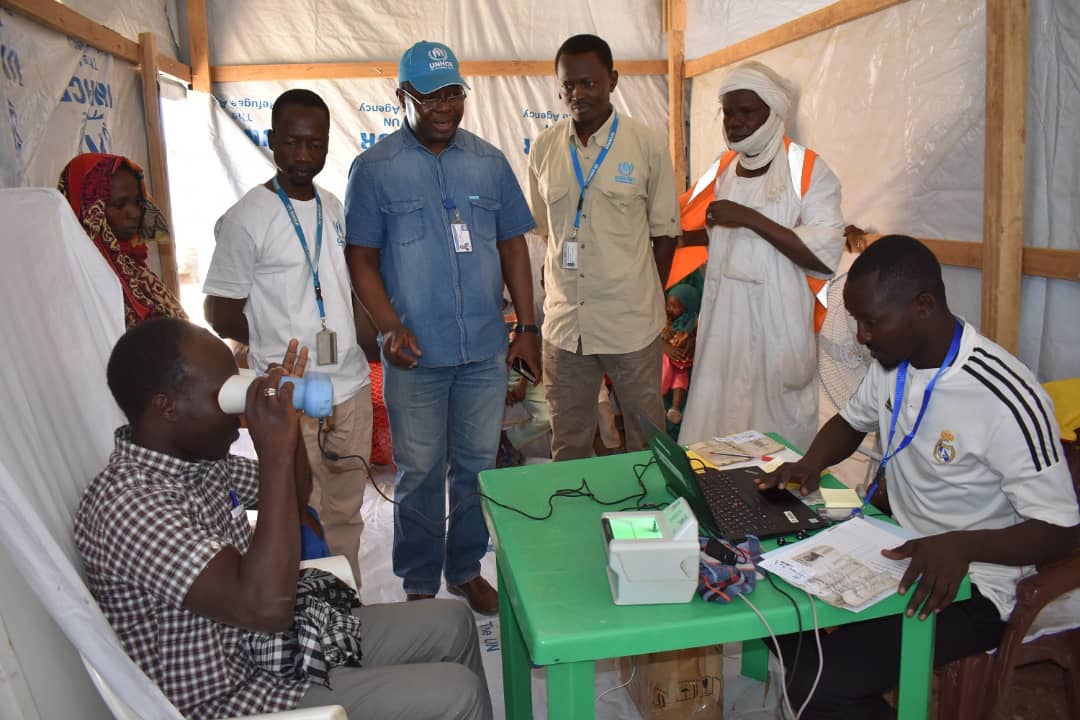 Tchad : l’opération de  recensement biométrique des réfugiés et demandeurs d’asile se poursuit