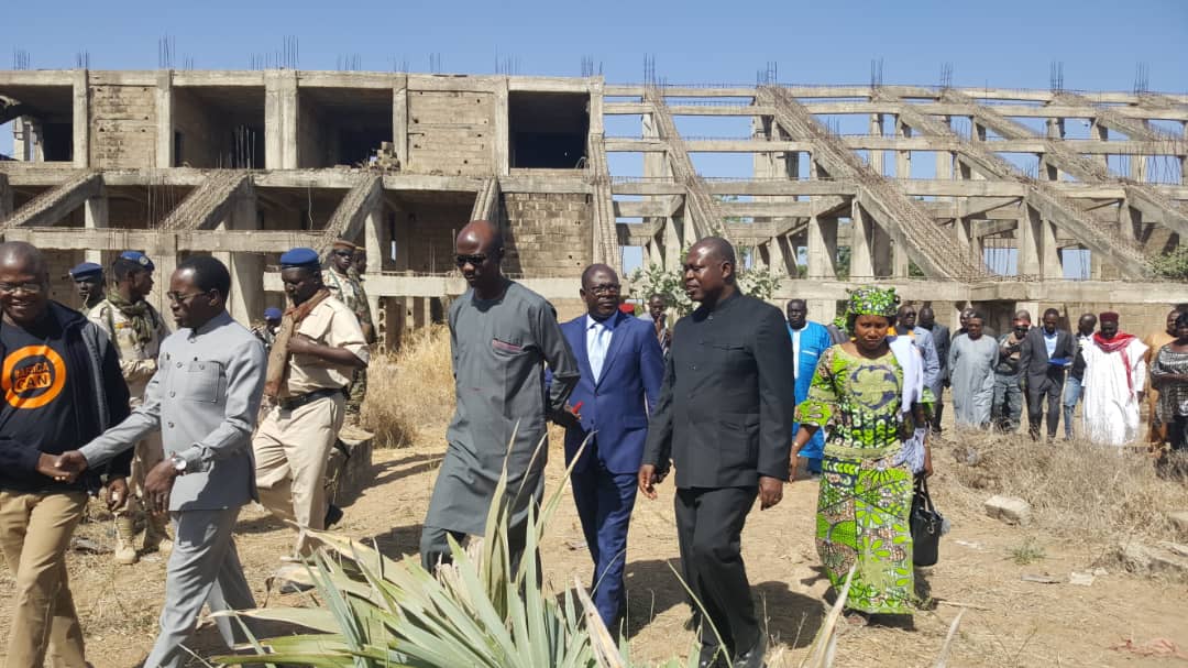 Tchad : visite des infrastructures de Bongor par le ministre Doubragne et sa suite