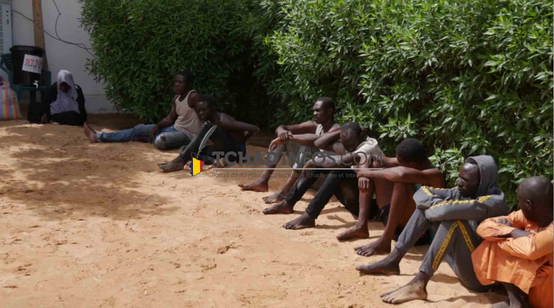 Tchad : 7 présumés braqueurs présentés par la Police nationale