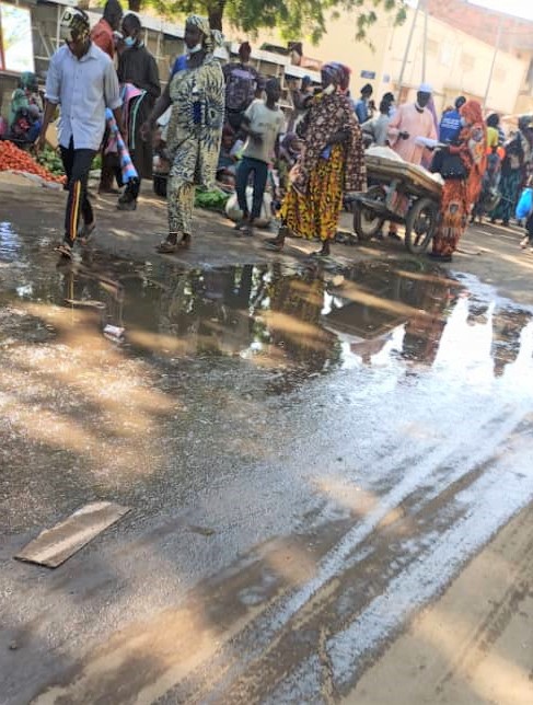 Tchad : des flaques d’eaux souillées dans les marchés de la capitale