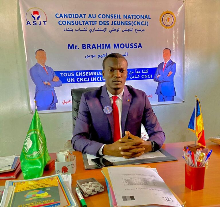 Tchad : Brahim Moussa de l’AsjT, candidat à la présidence du Cncj