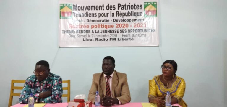 Rentrée Politique du MPTR: “que soit rendu à la jeunesse, ses opportunités”, Mbaïmon Guedmbaye Brice