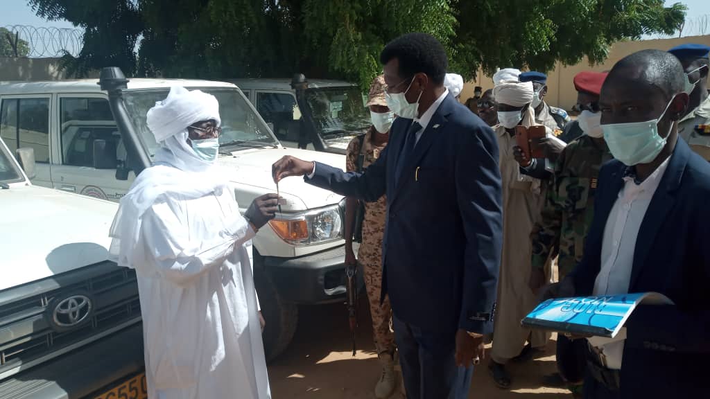 Tchad: remise de véhicules Toyota aux quatre départements de la province du Sila