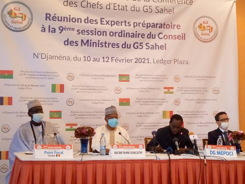 Tchad : Réunion préparatoire des experts des pays membres du G5 Sahel