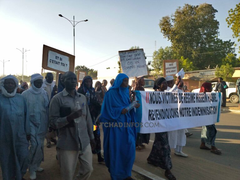 Tchad : les victimes de Hissein Habré violemment dispersées par la Police