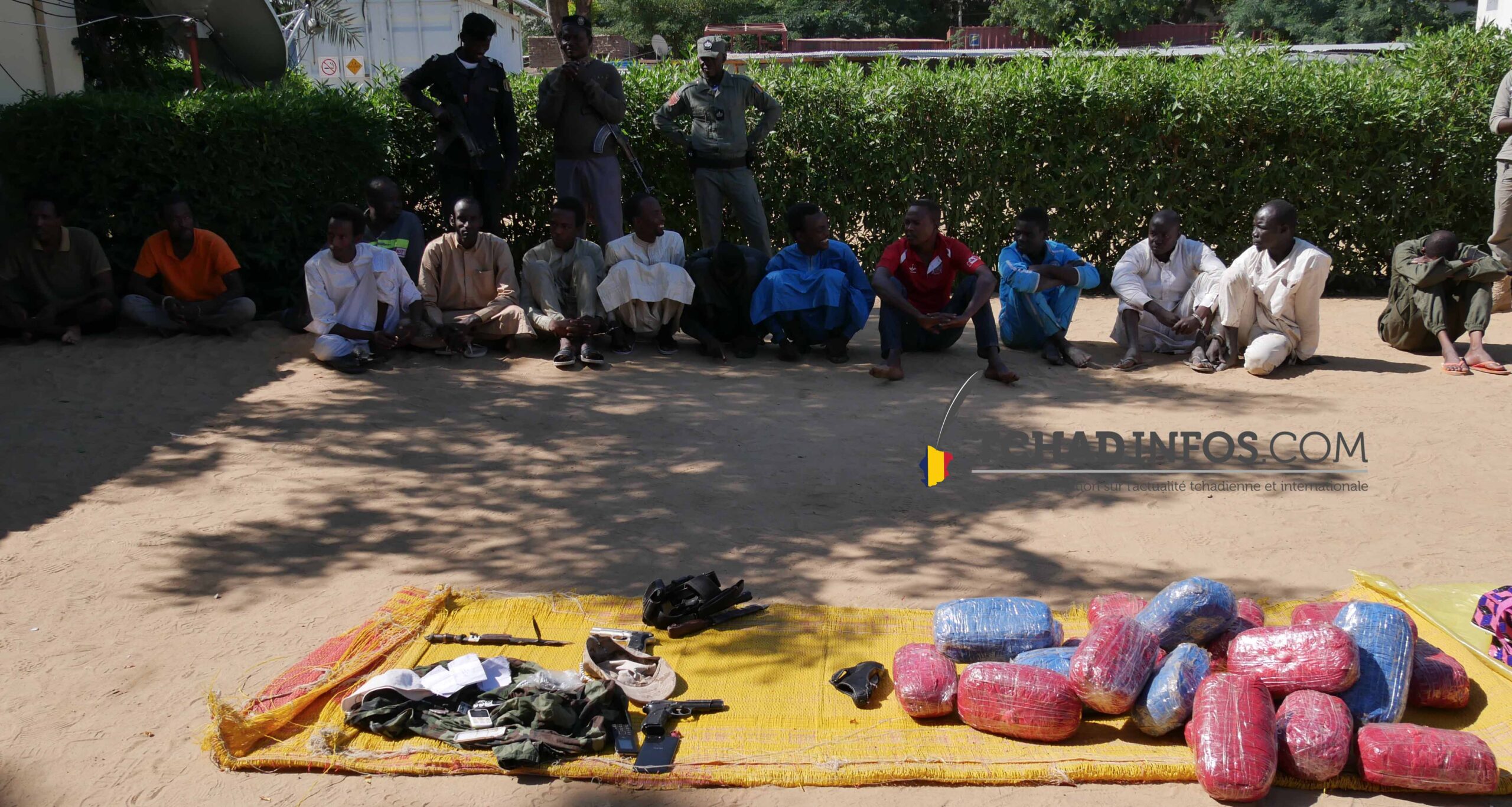 Tchad : des militaires présumés braqueurs et vendeurs des produits psychotropes arrêtés
