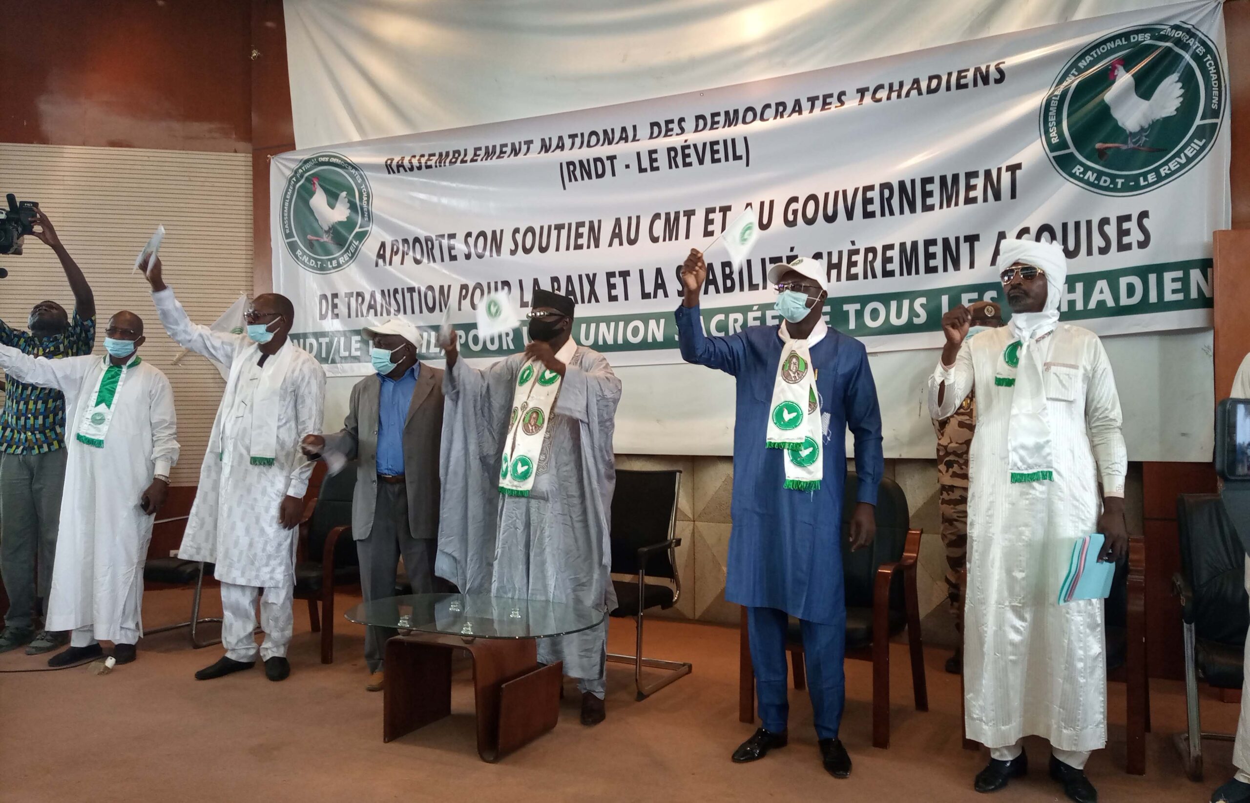 Tchad : le RNDT-Le Réveil organise une manifestation de soutien au CMT et au gouvernement de transition