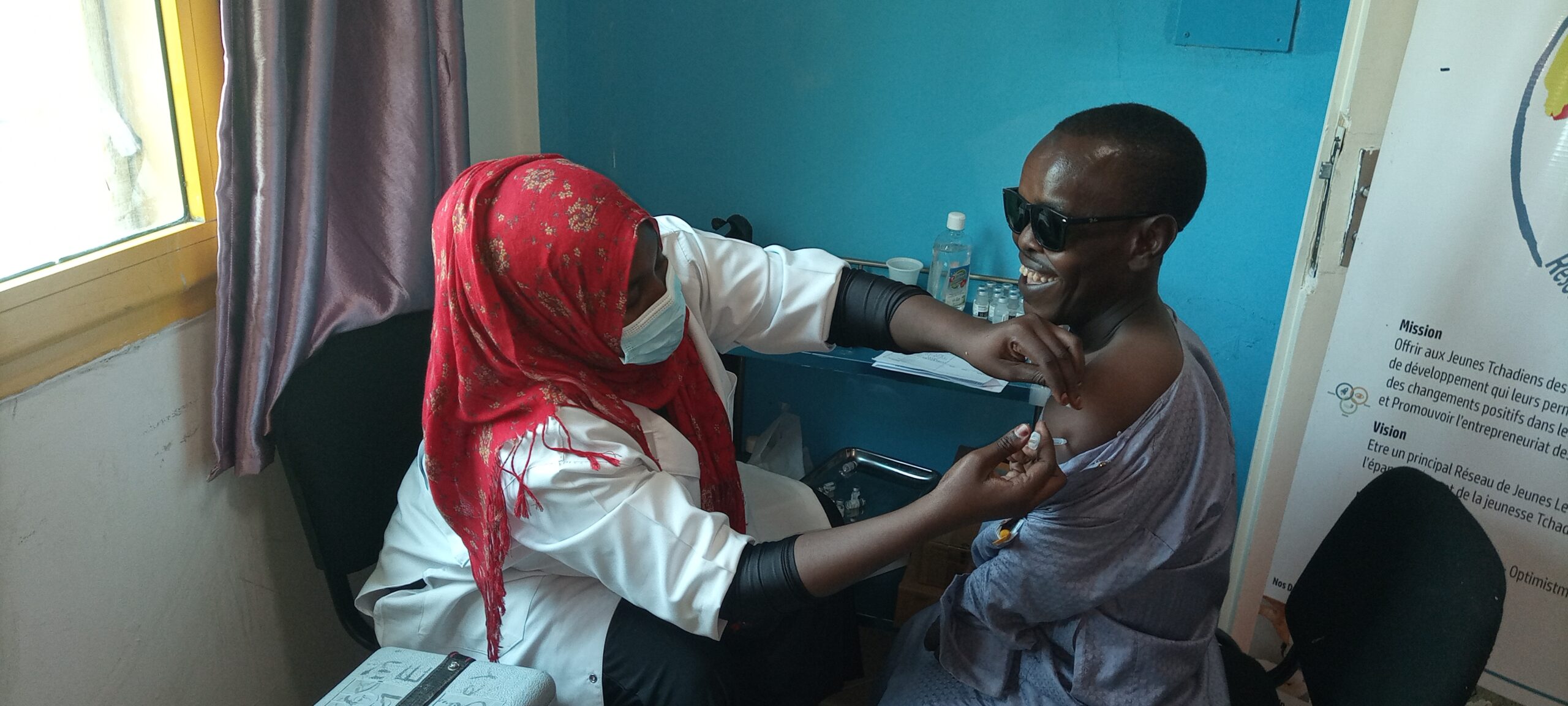 Tchad : trois structures des jeunes font vacciner leurs membres contre la Covid-19