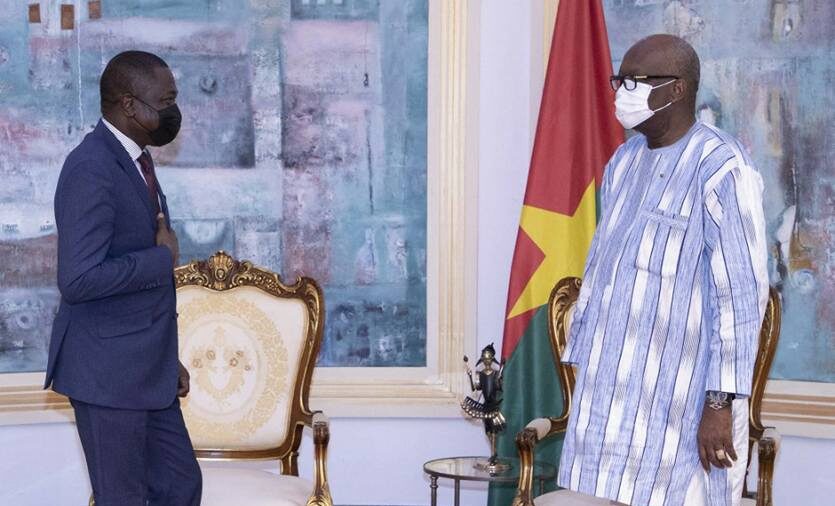 Le président du Faso accorde une audience au directeur général du FAGACE, Ngueto Tiraïna Yambaye
