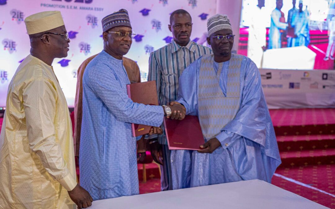 Education : 2iE signe deux accords stratégiques avec l’ADETIC et l’ENASTIC pour renforcer la formation et l’innovation numériques au Tchad